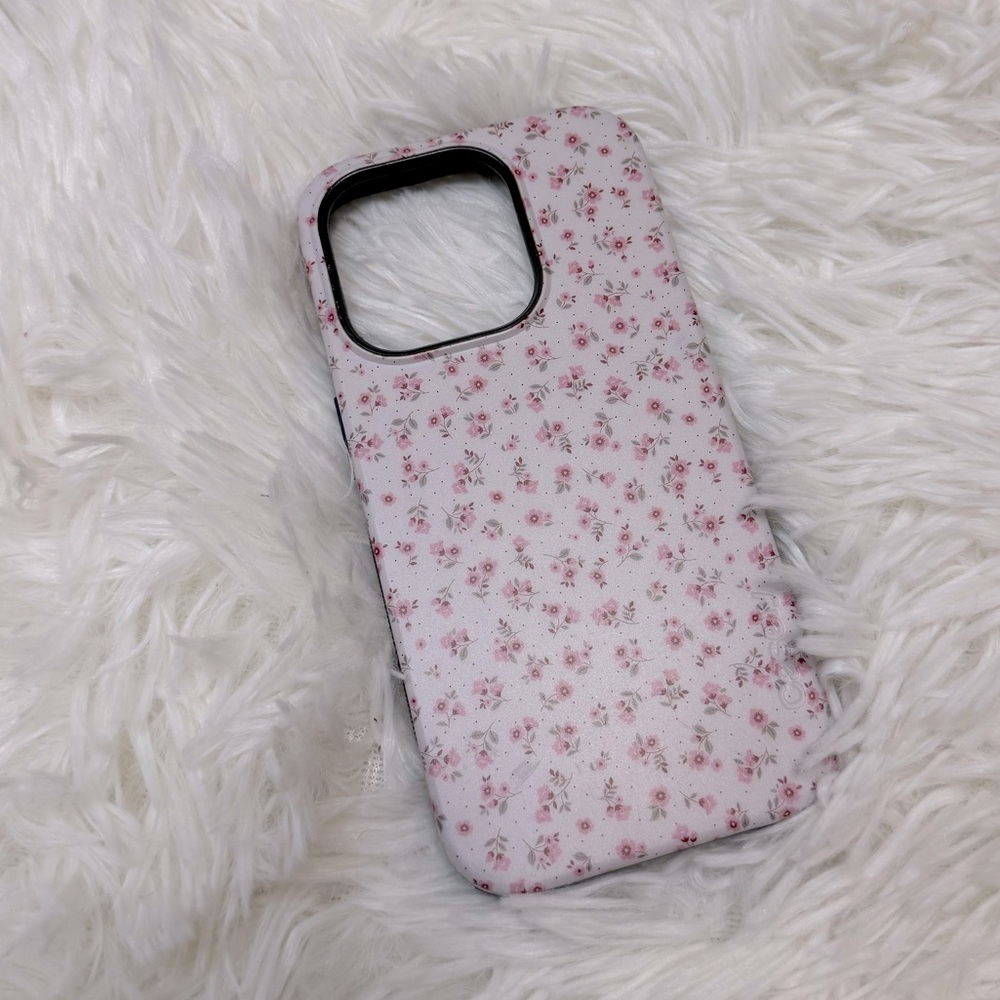 Casely Case IPhone 15 Pro Case Floral Pink Phone Case Casely IPhone 15 Pro Case